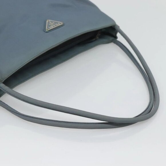 PRADA Tote Bag Nylon Light Blue Auth ti3069 - Picture 8 of 14